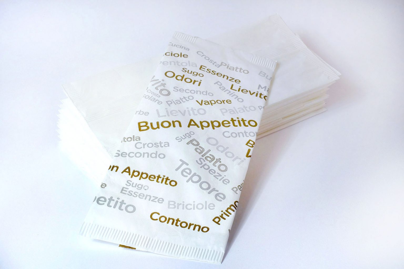 Portaposate Usa E Getta In Carta - Confezione Da 1000 Buste Con Tovagliolo 40x40 Cm Incluso, Per Feste E Catering
